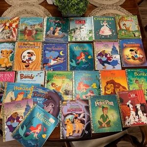 Disney Vibrant Storybook Collection with Blue and Green Covers